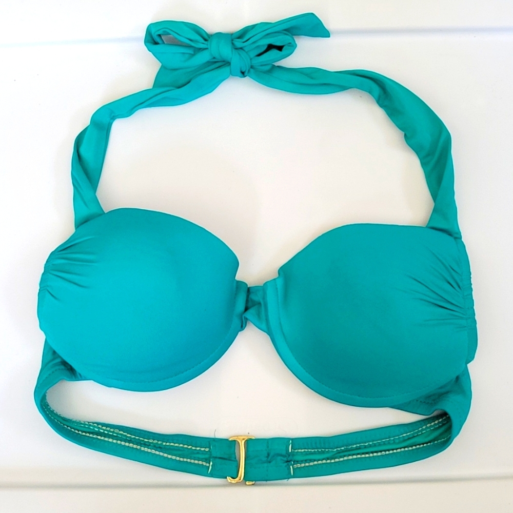 Mossimo Bikini Top Teal Color size S Push Up